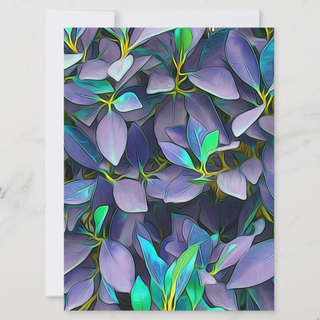 Enchanted Purple Leaves (Front)