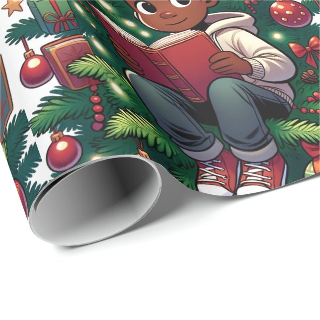 Enchanted Reading -Christmas Wrapping Paper (Roll Corner)