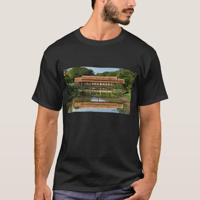 Enchanted Reflections:  Bridges of Siem Reap T-Shirt (Front)