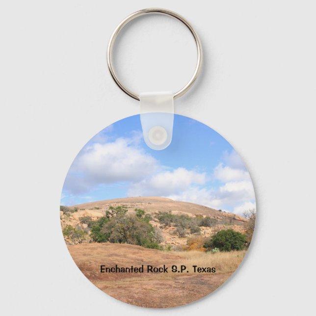 Enchanted Rock State Park Texas Keychain (Front)