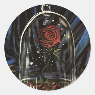 Enchanted Rose  Classic Round Sticker