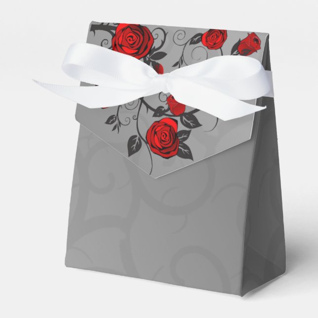 Enchanted Roses Favor Box (Front Side)