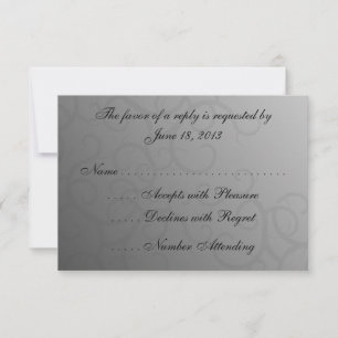 Enchanted Roses RSVP Cards