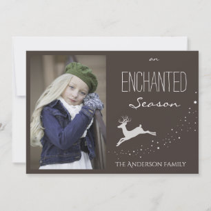 Enchanted Season Holiday Photo Card