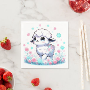 Enchanted Sheep Baby Shower Napkin