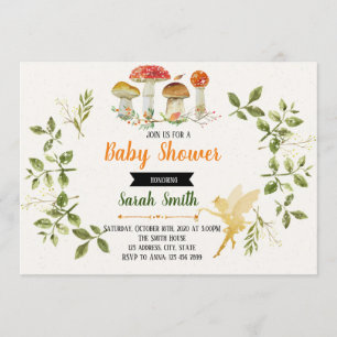 Enchanted shower party invitation