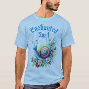Enchanted Snail A Whimsical Journey T-Shirt