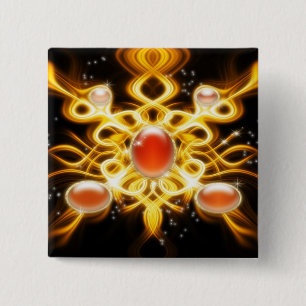 Enchanted Soul Gem 2 Inch Square Button