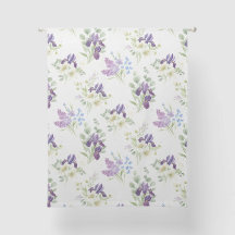 Enchanted Spring Watercolor Floral Curtain