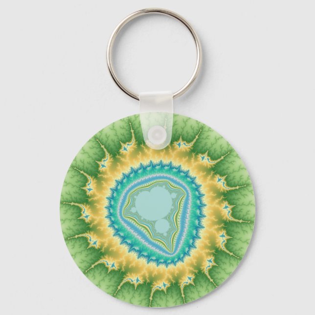 Enchanted Sun - Fractal Keychain (Front)