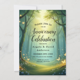 Enchanted Sunlit Glimmer Grove Invitation