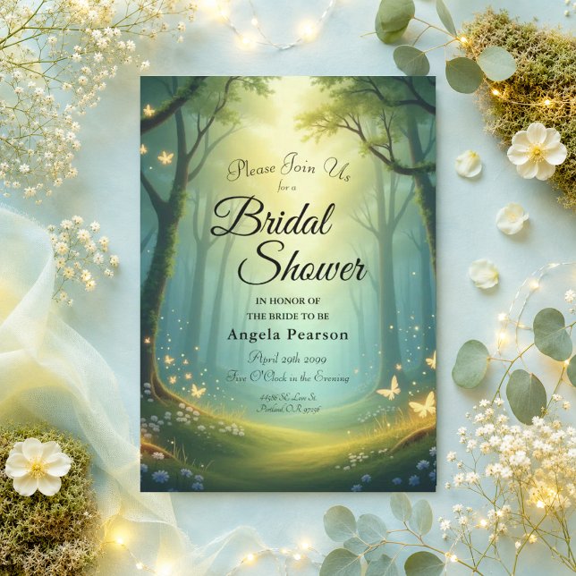 Enchanted Sunlit Summer Grove Invitation (Creator Uploaded)