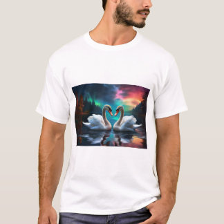 "Enchanted Swan Serenade Tee" T-Shirt