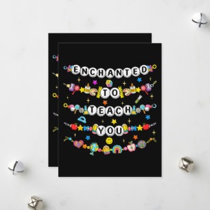 Enchanted to Teach You Teacher Funny Holiday Card