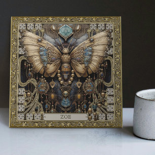 Enchanted Tribal Butterfly Spirit Animal Tile