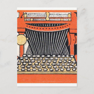 Enchanted Typewriter Postcard