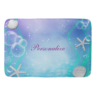 Enchanted Under the Sea Custom Magical Fantasy Bath Mat