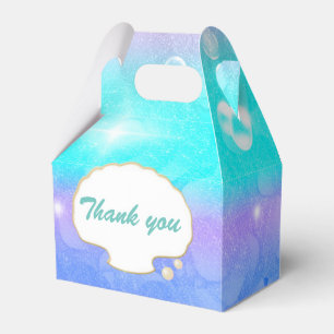 Enchanted Under the Sea Mermaid Party Favour Boxes