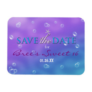 Enchanted Under The Sea Save the Date Magnet