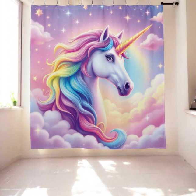  Enchanted Unicorn Shower Curtain (Creator Uploaded)