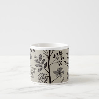 Enchanted Vertical Garden Reverie XS black beige Espresso Cup