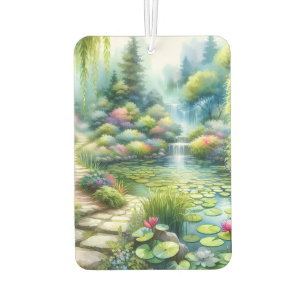 Enchanted Waterfall Garden Lily Pond Air Freshener