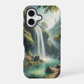 Enchanted Waterfall Retreat iPhone 16 Case