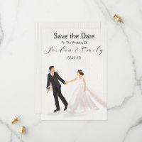 Enchanted Wedding Illustrated Couple