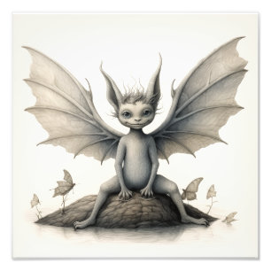 Enchanted Whimsy - Adorable Fairy Print