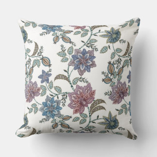 Enchanted Wildflower Symphony Throw Pillow