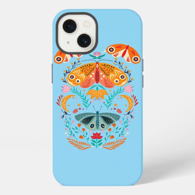Enchanted Wings Magical Moth Butterfly iPhone Case (Back)