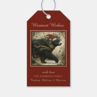 Enchanted Winter Bear Gift Tags