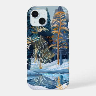 Enchanted Winter Forest Phone Case