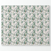 Enchanted Winter Forest Wrapping Paper Sheets (Flat)