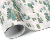 Enchanted Winter Forest Wrapping Paper Sheets (Roll Corner)