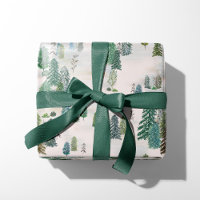 Enchanted Winter Forest Wrapping Paper Sheets