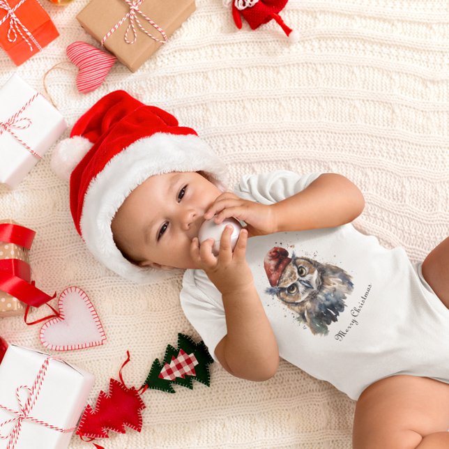 Enchanted Winter Owl, custom Baby Bodysuit (Creator Uploaded)