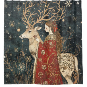 Enchanted Winter: The Maiden and the Stag