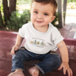 Enchanted Winter Woodland Birthday Baby T-Shirt<br><div class="desc">Celebrate your little one's special day with this adorable Enchanted Winter Woodland Birthday Baby T-Shirt! Featuring charming watercolor woodland creatures, snow-dusted evergreens, and whimsical "Winter ONEderland" text, this shirt is perfect for a first birthday party or winter-themed celebration. Crafted from soft, breathable cotton, it ensures comfort while adding a magical...</div>