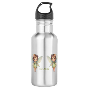 Enchanted Woodland Fairy: pastel green Sprite 532 Ml Water Bottle