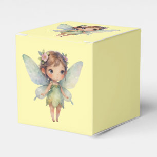 Enchanted Woodland Fairy: pastel green Sprite Favor Box