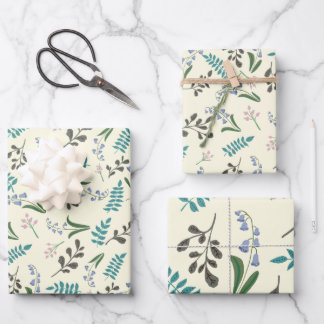 Enchanted Woodland Floral Wrapping Paper