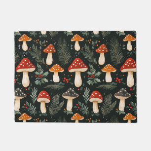 Enchanted Woodland Holiday Doormat