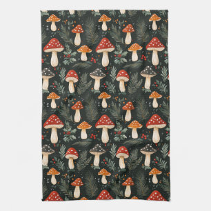 Enchanted Woodland Holiday Kitchen Towel