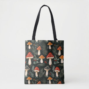 Enchanted Woodland Holiday Tote Bag