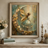 Enchanted Woodland Leaf Fairy Fantasy Art