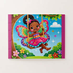 ENCHANTER "FAIRY on a SWING" JIGSAW PUZZLE