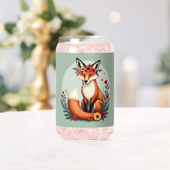 Enchanter Floral Fox Woodland Folk Art (Insitu (Mariage))