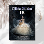 Enchanting 18th Birthday Fairytale Princess Invitation<br><div class="desc">Celebrate a magical milestone with this stunning and dramatic 18th birthday party invitation. This elegant design is perfect for a fairytale, gothic, or formal-themed celebration that will leave a lasting impression on your guests. The invitation features a dark, moody, and enchanted forest background, creating a sense of mystery and fantasy....</div>