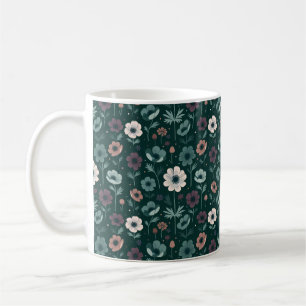 Enchanting Anemone Pattern Coffee Mug